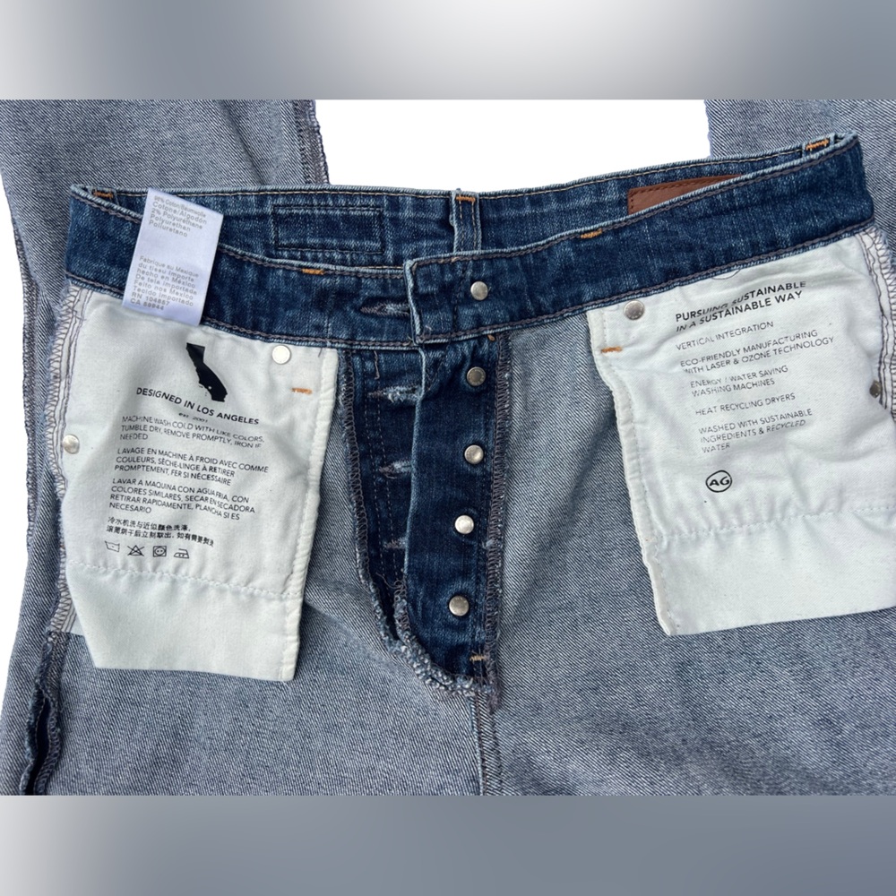 AG Adriano Goldschmied Alexxis Slim Straight Leg Jeans size 27 - Picture 7 of 9